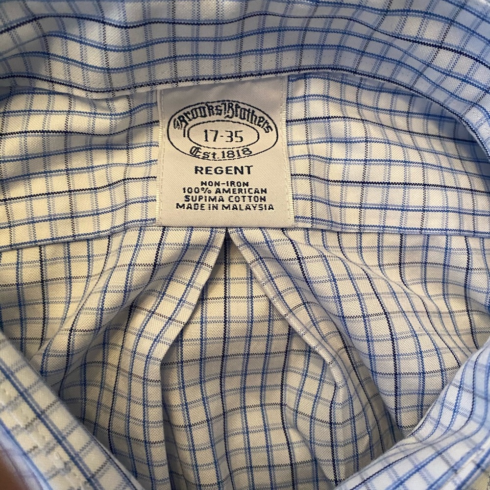Men’s Brooks Brothers 17 Regent Button Down Shirt